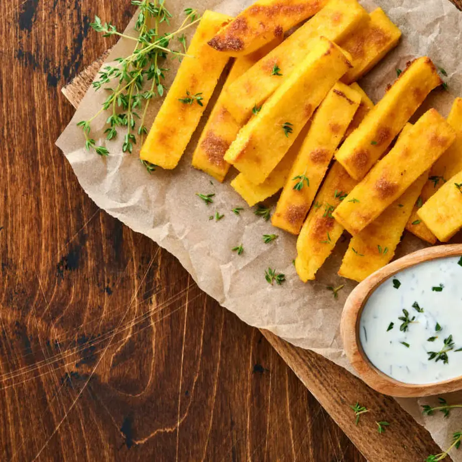 fried polenta - Fine Dining Lovers