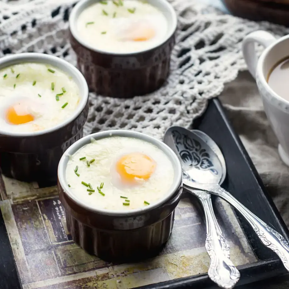 shirred eggs -  Fine Dining Lovers