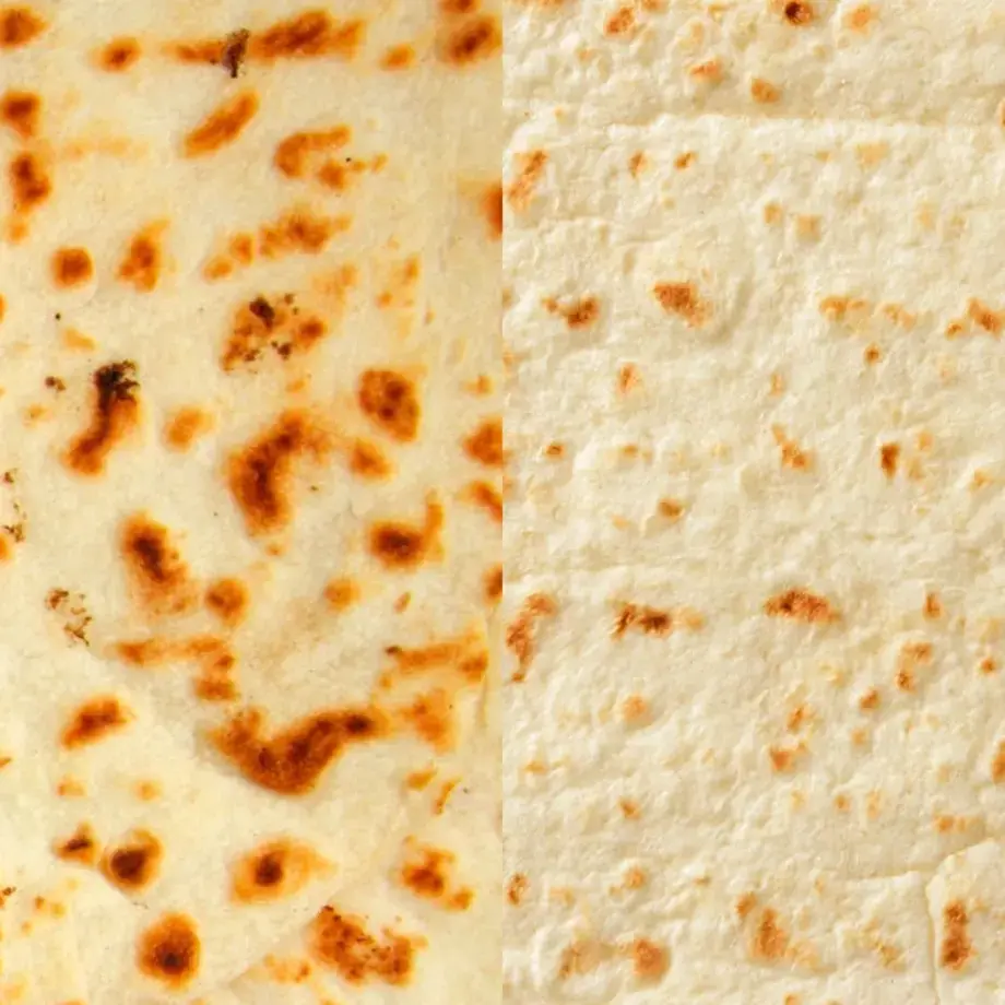Piadina vs tortilla
