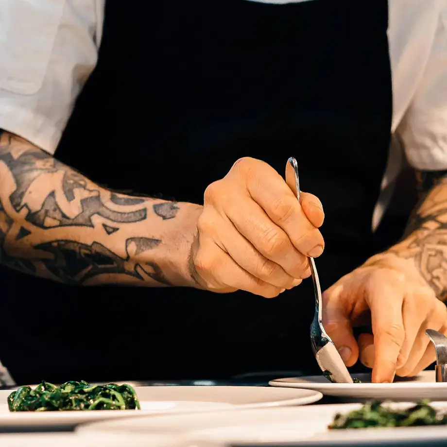 Chef plating