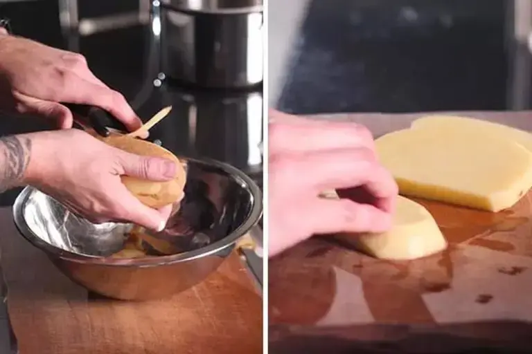 Duck fat fries_Step one