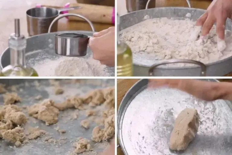 chapati flour and water for indian dough