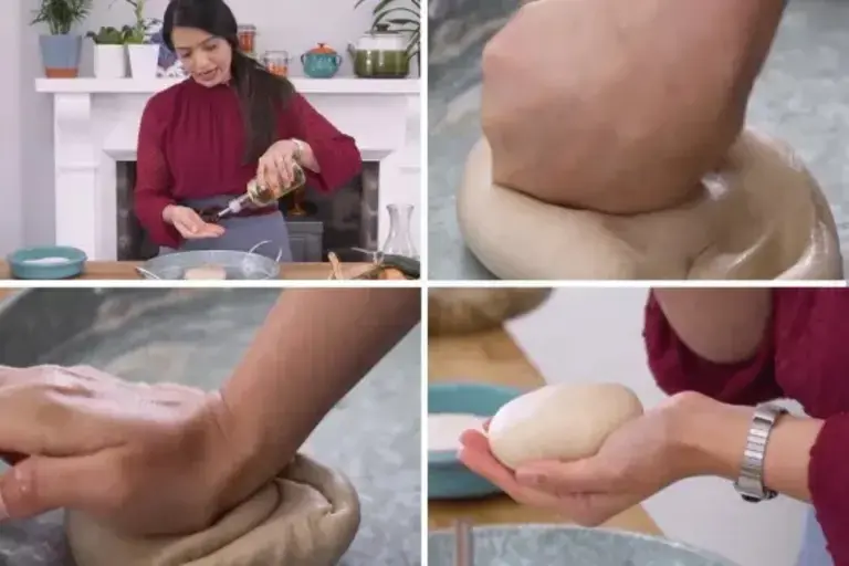 knead the dough for indian bread