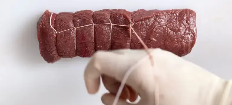 Venison recipe_tying the loin