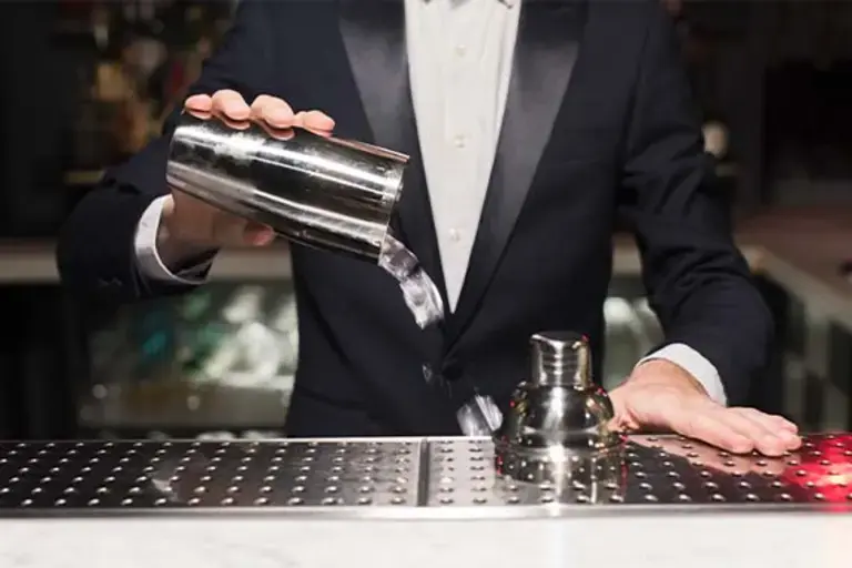 cooling a shaker with ice