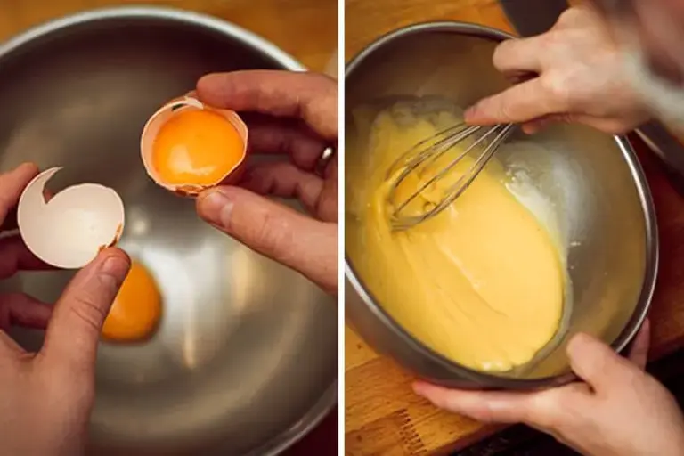 Yolks and butter Courtesy of Chef Vitalii Savelev