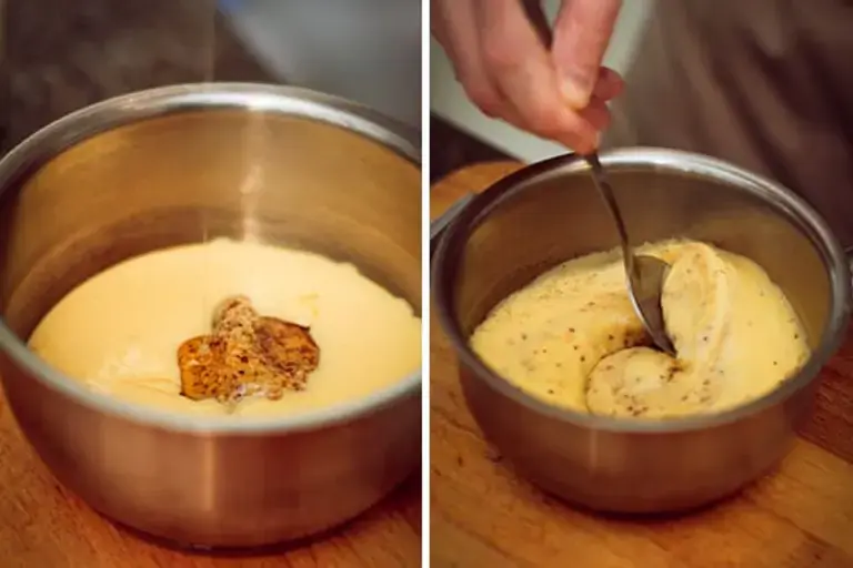 add mustard Courtesy of Chef Vitalii Savelev