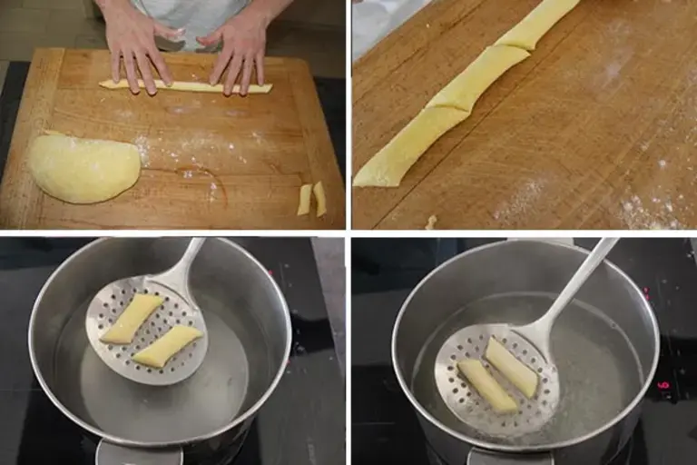 making gnocchi