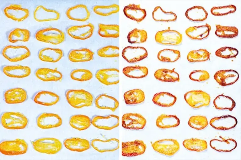 kumquat on baking paper Courtesy of Chef Łukasz Moneta