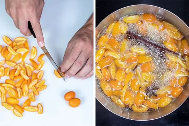 Preparing fruits Courtesy of Chef Łukasz Moneta