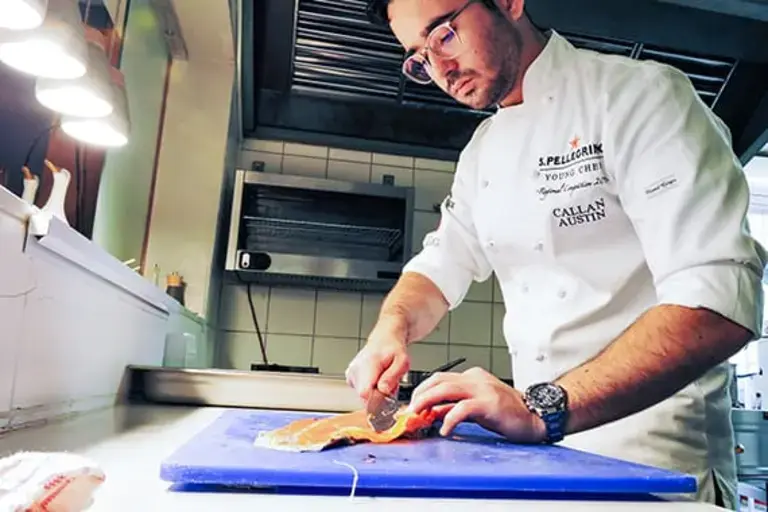 Scrape the fish skin by Callan Austin