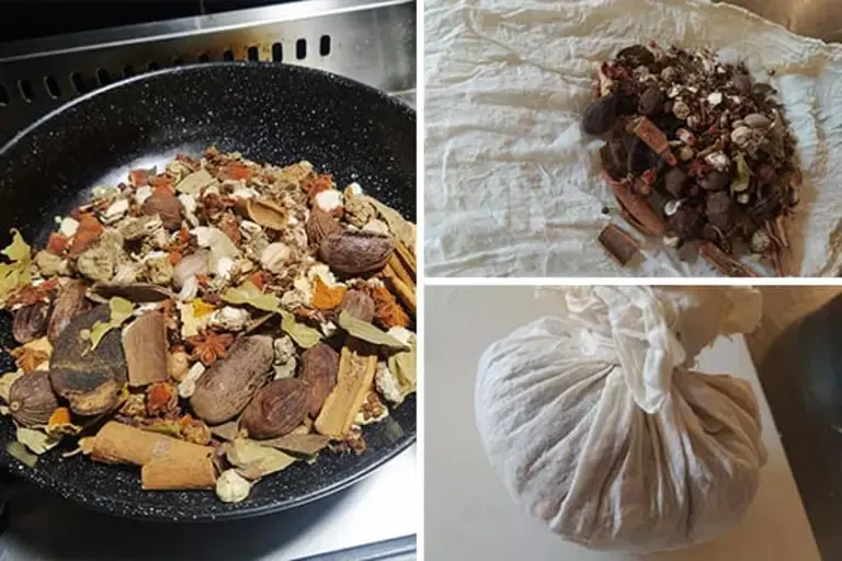 Herbs and spices for ten years soup