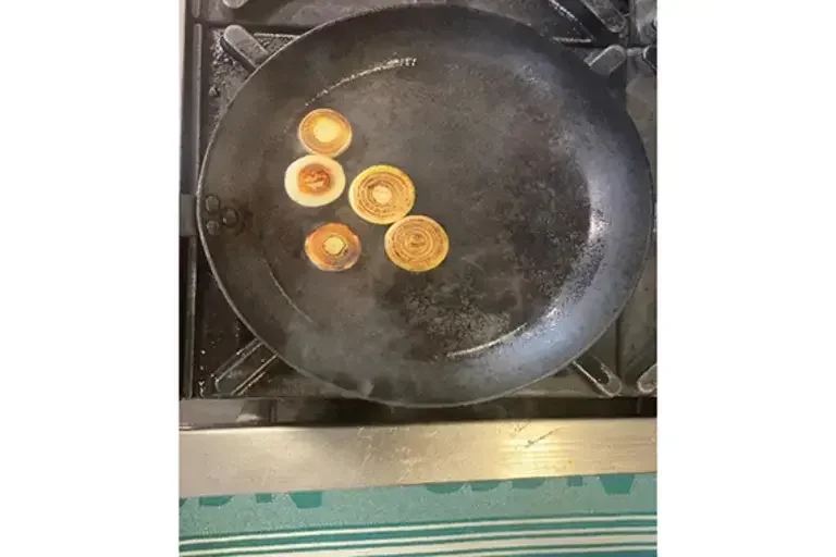 onion in a pan