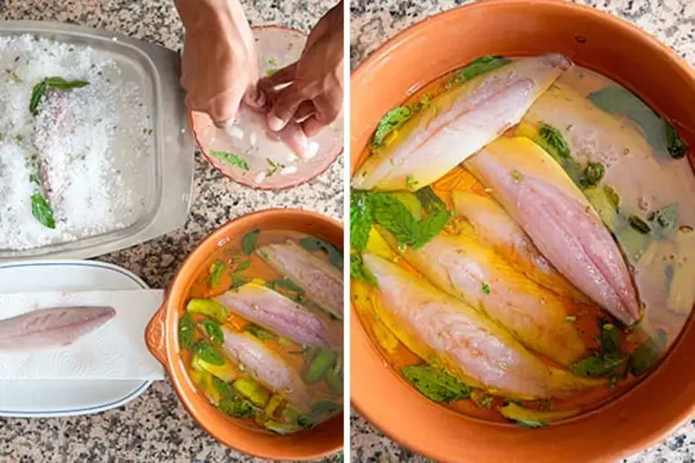 Marinated makerel Courtesy of Nicole Bozzao 