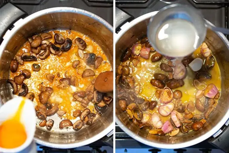 Mushrooms sauce Courtesy of Nicole Bozzao 