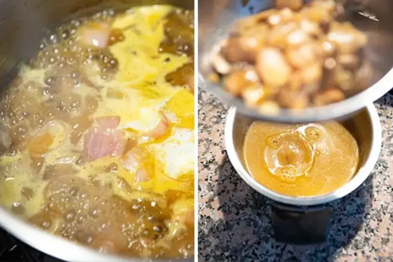 Cooking the mushrooms Courtesy of Nicole Bozzao 