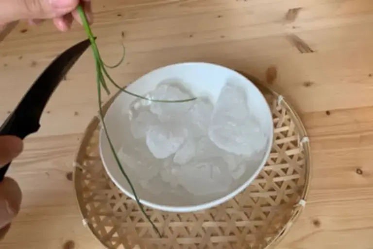 For the curly chives Courtesy of Chef Mengxin Zhou