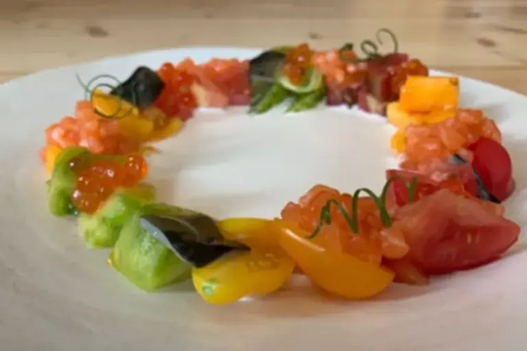 Plating Courtesy of Chef Mengxin Zhou