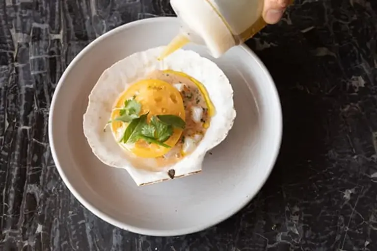 finish with olive oil