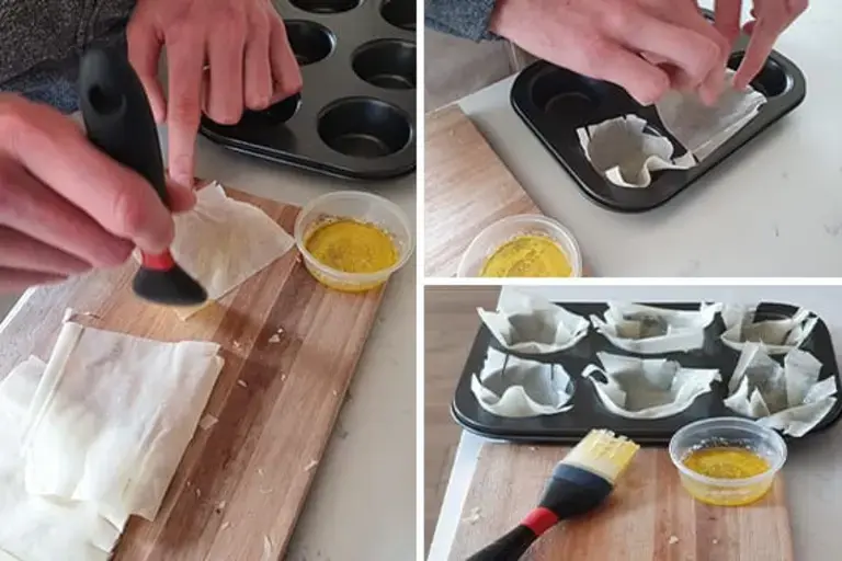 phyllo cups Courtesy of Chef Marcus Gericke