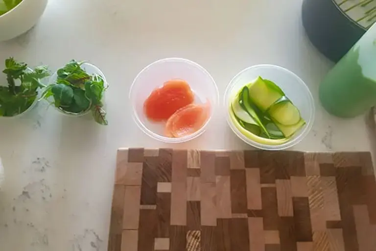 shaving vegetables Courtesy of Chef Marcus Gericke