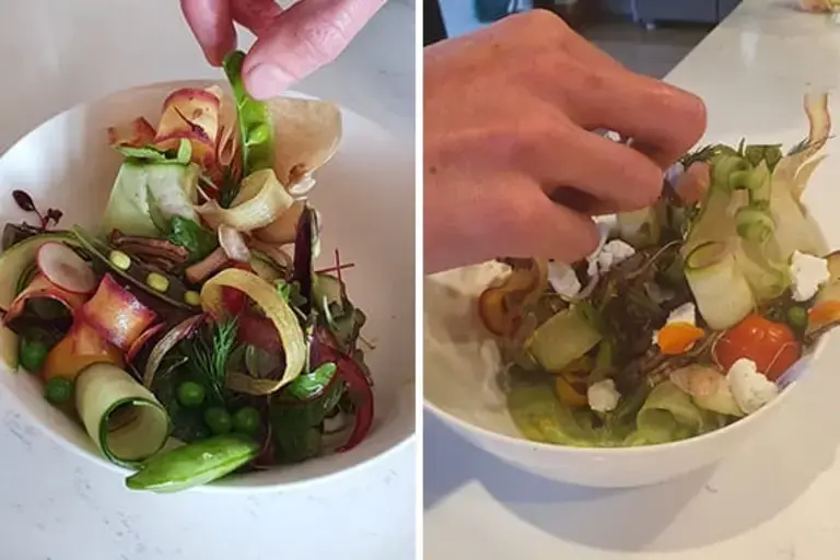 Plating Courtesy of Chef Marcus Gericke