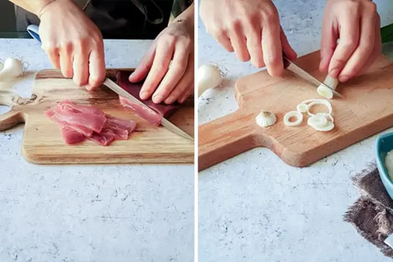 cut fillet Tuna carpaccio recipe