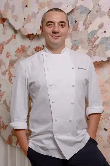 Chef Julien Royer, smiling.