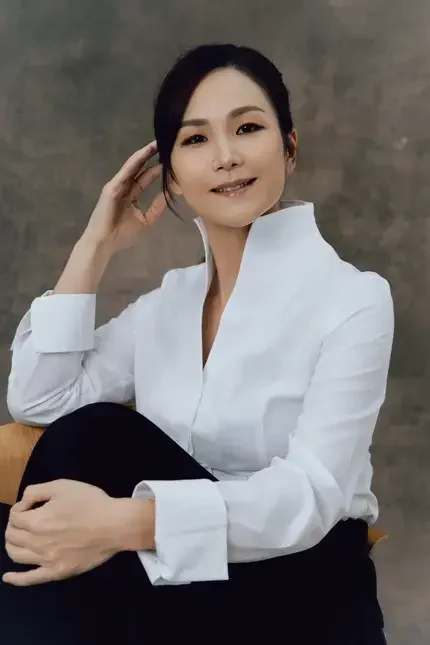 Chef Vicky Lau wearing a white shirt.