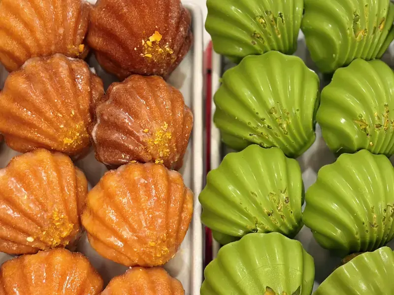 Madeleines at Tori's in Melbourne.