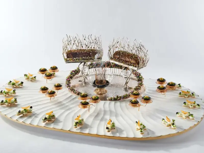 Denmark's platter at the Bocuse dOr 2023.