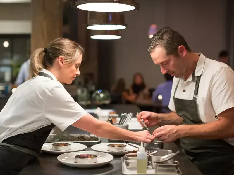 Chefs Karen Urie Shields and John Shields of Smyth.