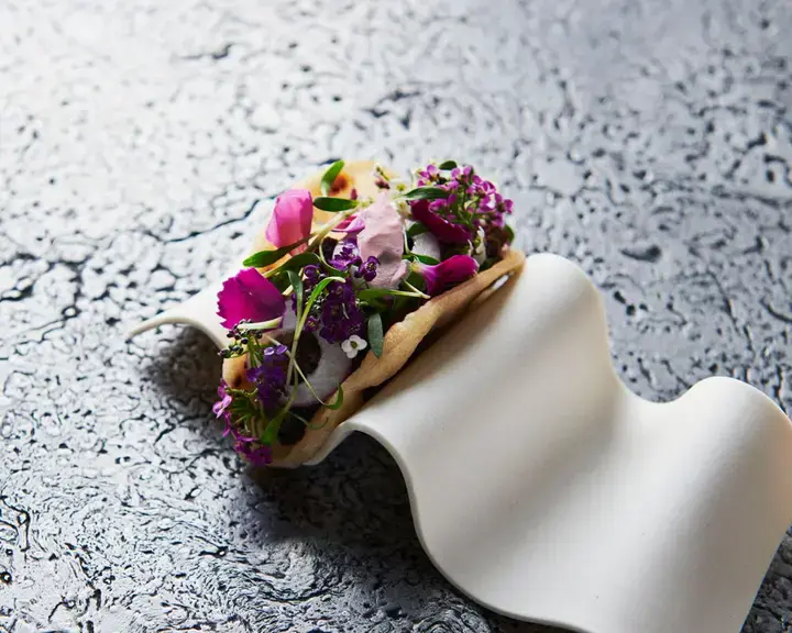 Rapeseed taco at Spora.