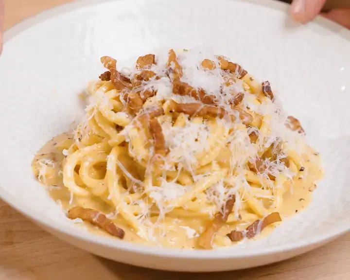 The secrets of Italian Food carbonara
