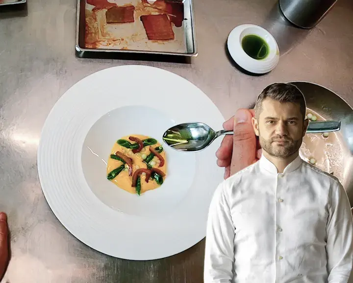 Through the eyes of the chef Bartolini vegetable carbonara