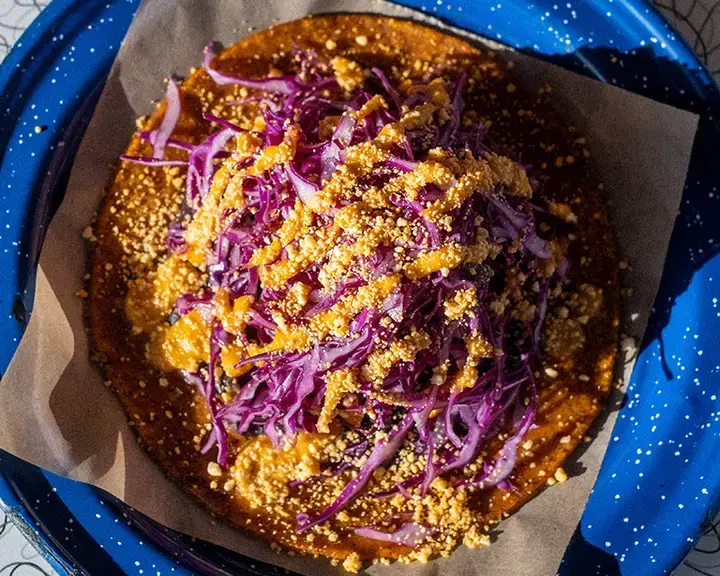 Enchilada potosina at Nixta Taqueria.