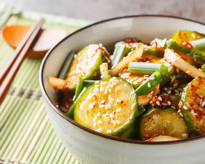 korean cucumber salad - Fine Dining Lovers