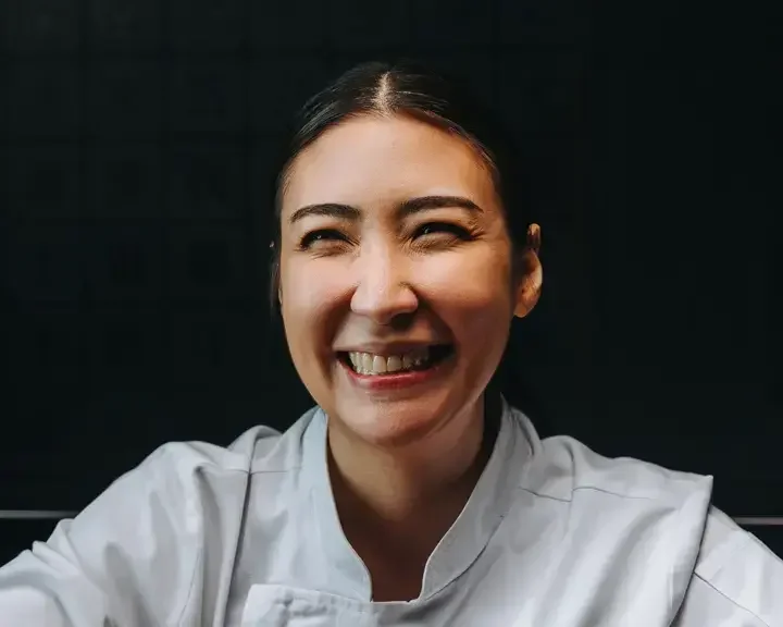 Chef Pam, smiling.