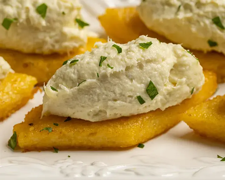 Baccalà mantecato cicchetti.