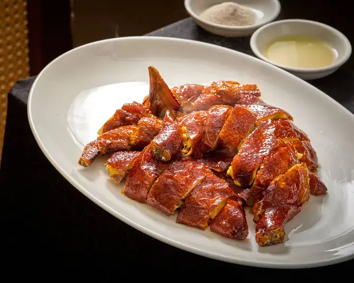 Crispy chicken at Seventh Son in Hong Kong.