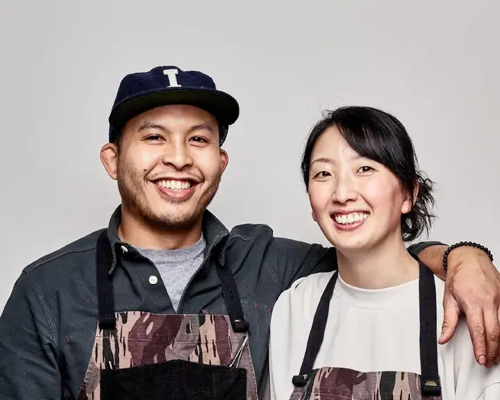 Chefs Tim Flores and Genie Kwon of Kasama.